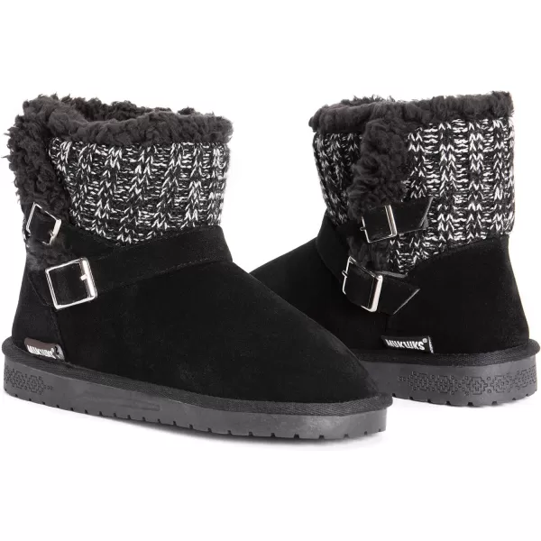 MUK LUKS Womens Alyx Fashion BootsBlack