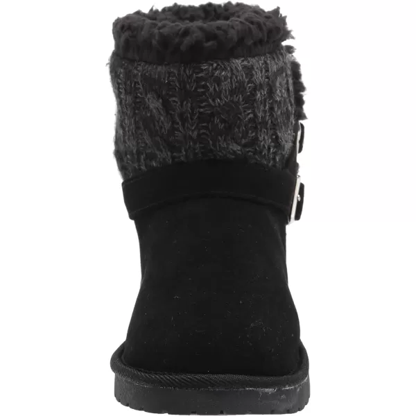 MUK LUKS Womens Alyx Fashion BootsBlackDark Grey