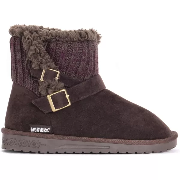 MUK LUKS Womens Alyx Fashion BootsBrown