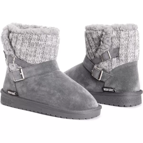 MUK LUKS Womens Alyx Fashion BootsCinder