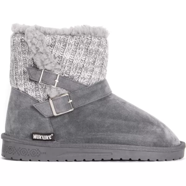 MUK LUKS Womens Alyx Fashion BootsCinder