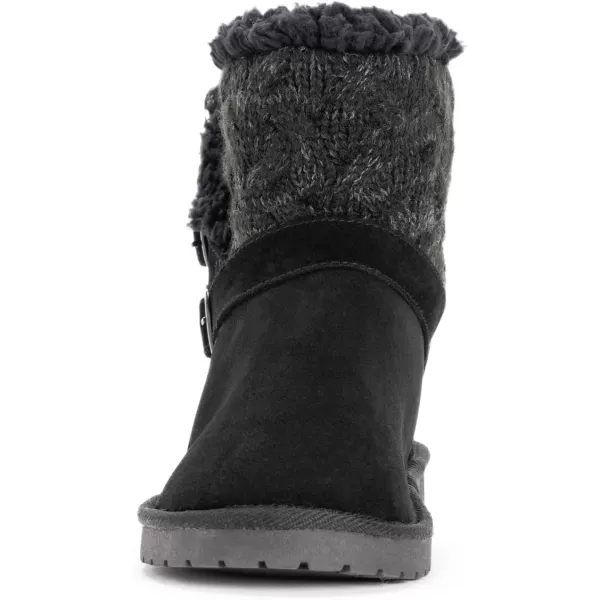 MUK LUKS Womens Alyx Fashion BootsEbony