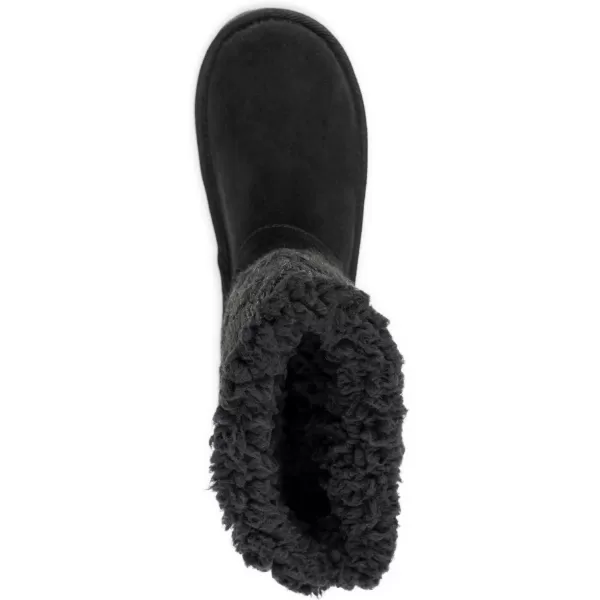 MUK LUKS Womens Alyx Fashion BootsEbony