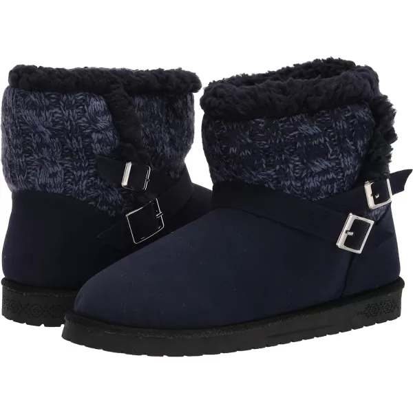 MUK LUKS Womens Alyx Fashion BootsNavy