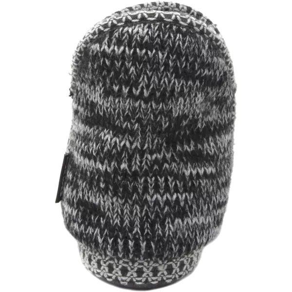 MUK LUKS Womens Amira Short Slipper BootieMarble SteelGreyBlack