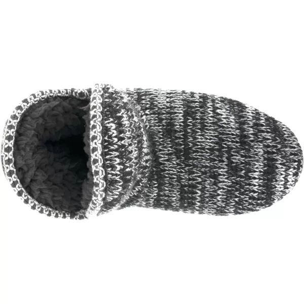 MUK LUKS Womens Amira Short Slipper BootieMarble SteelGreyBlack