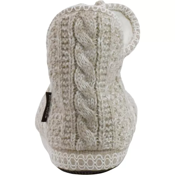 MUK LUKS Womens Amira Short Slipper BootieOatmeal