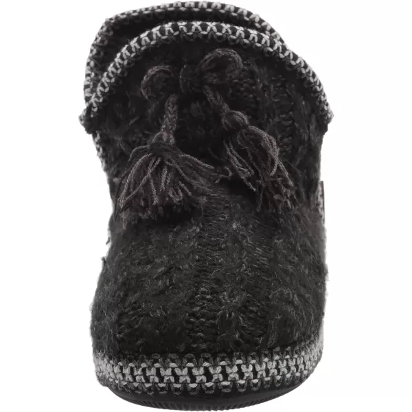 MUK LUKS Womens Amira SlippersEbonyDark Grey Heather