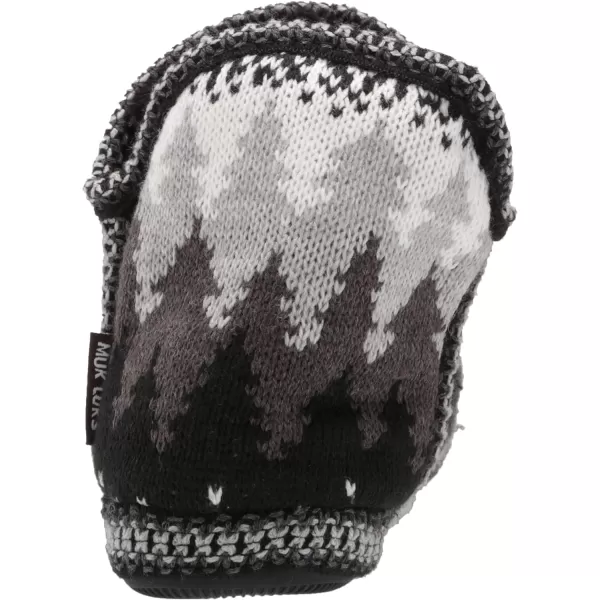 MUK LUKS Womens Amira SlippersEbonyDark Grey Heather