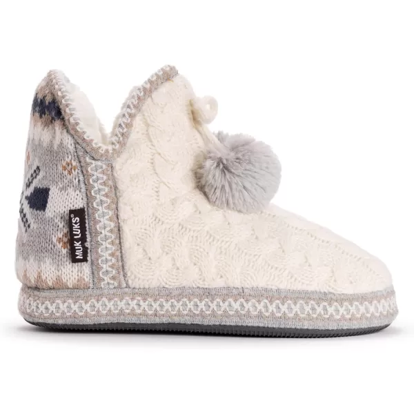 MUK LUKS Womens Amira SlippersIvory