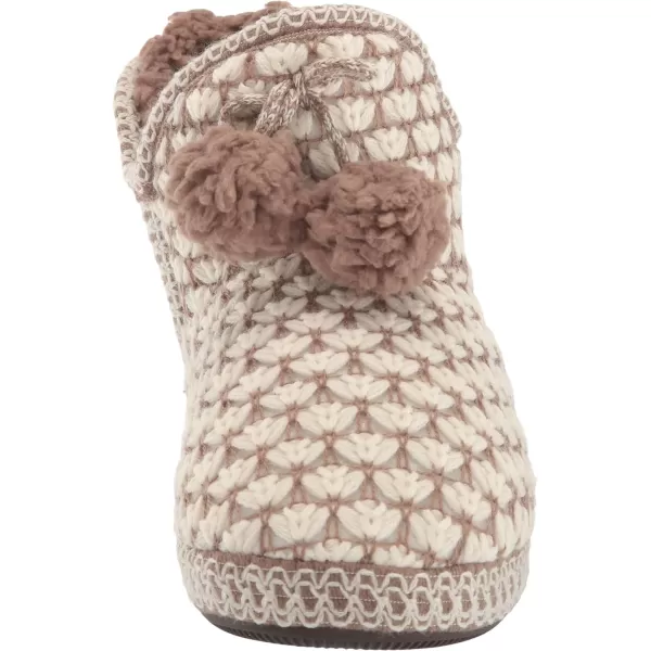 MUK LUKS Womens Amira SlippersTimberwolfIvory