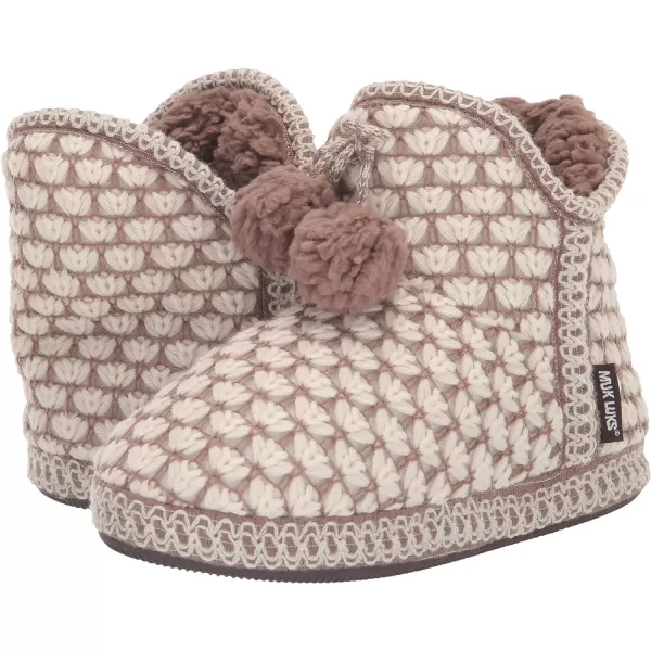 MUK LUKS Womens Amira SlippersTimberwolfIvory