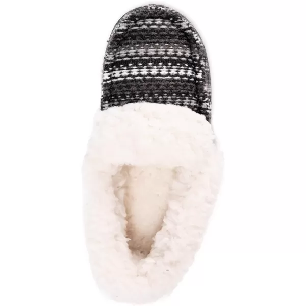 MUK LUKS Womens Anais Moccasin SlippersBlack