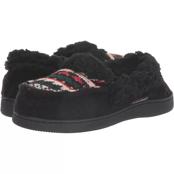 MUK LUKS Womens Anais Moccasin SlippersBlack Geo