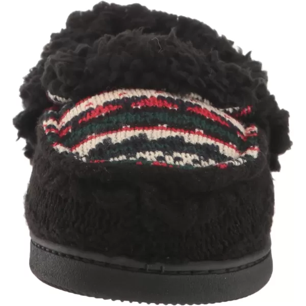 MUK LUKS Womens Anais Moccasin SlippersBlack Geo