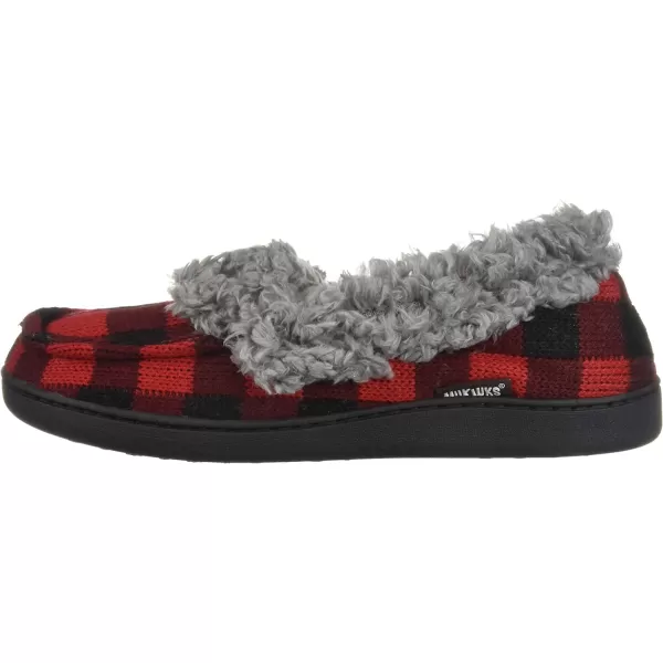 MUK LUKS Womens Anais Moccasin SlippersCrimson