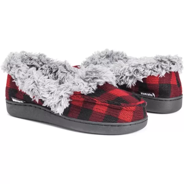 MUK LUKS Womens Anais Moccasin SlippersCrimson