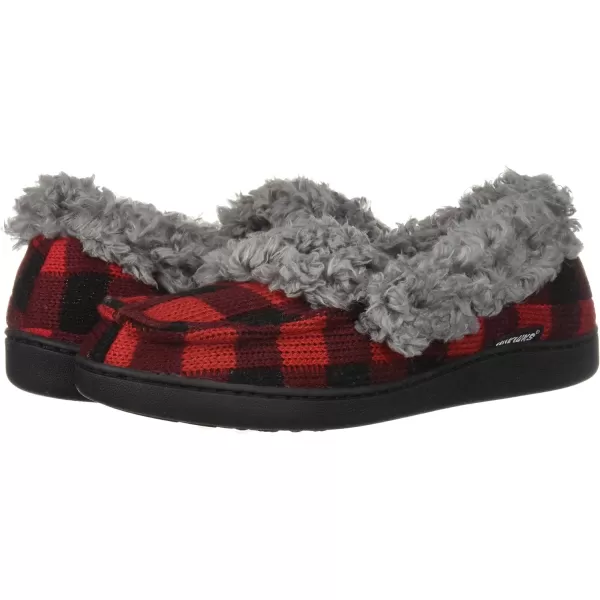 MUK LUKS Womens Anais Moccasin SlippersCrimson