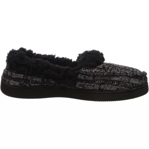 MUK LUKS Womens Anais Moccasin SlippersEbony