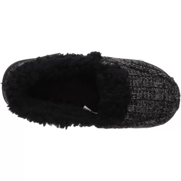 MUK LUKS Womens Anais Moccasin SlippersEbony