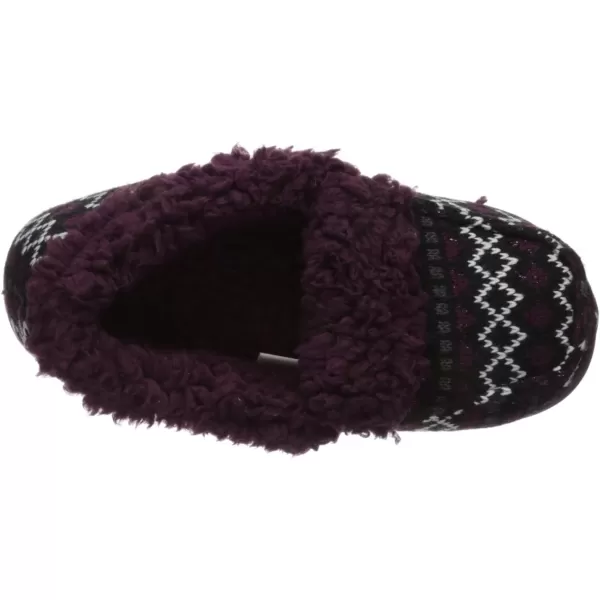 MUK LUKS Womens Anais Moccasin SlippersGrape