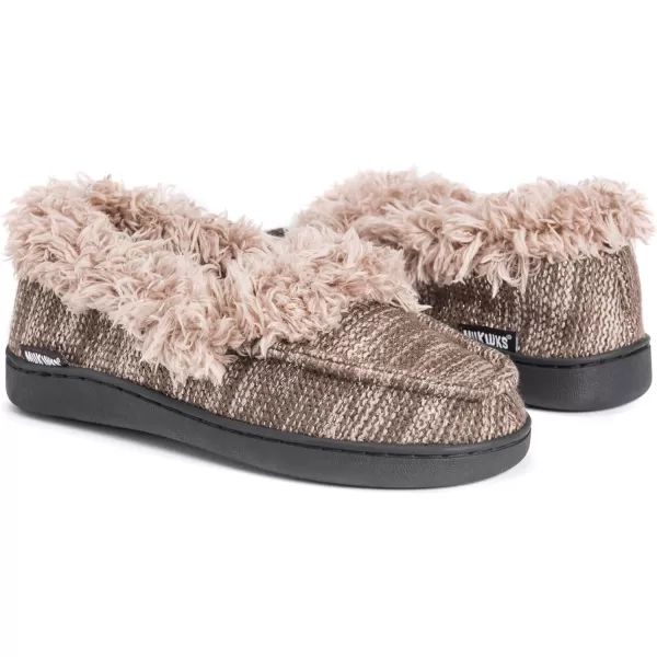 MUK LUKS Womens Anais Moccasin SlippersMoccasin Marl