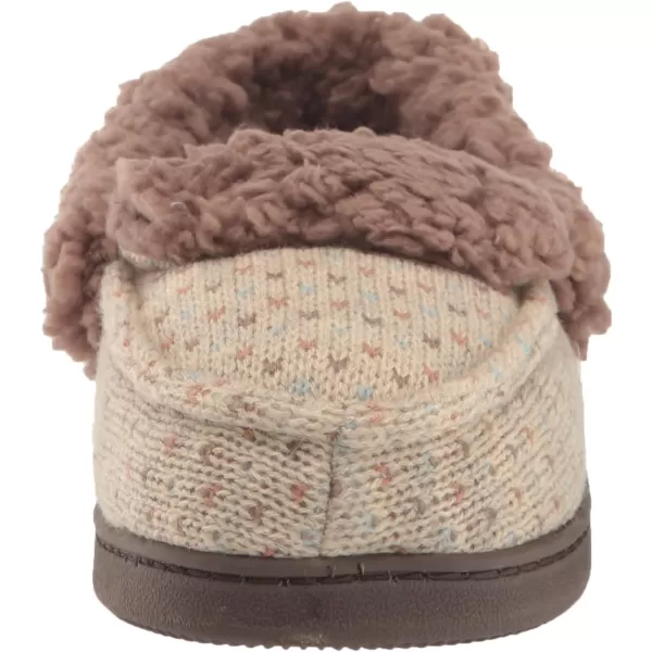 MUK LUKS Womens Anais Moccasin SlippersOatmeal Birdseye