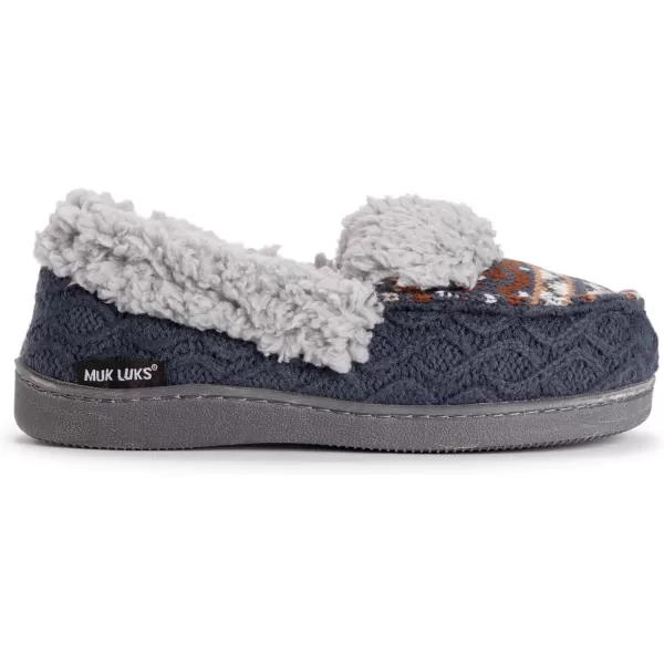 MUK LUKS Womens Anais Moccasin SlippersTwilight