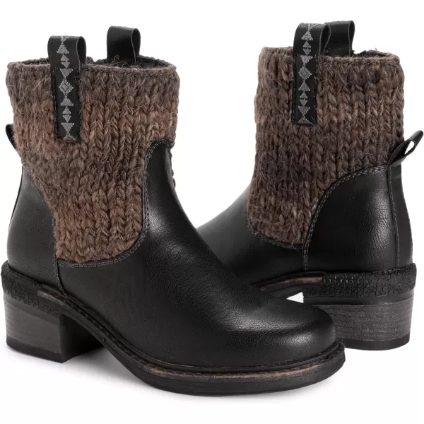 MUK LUKS Womens Arya Arlene BootsBlack Ombre