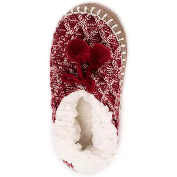 MUK LUKS Womens Ballerina SlippersCandy Apple