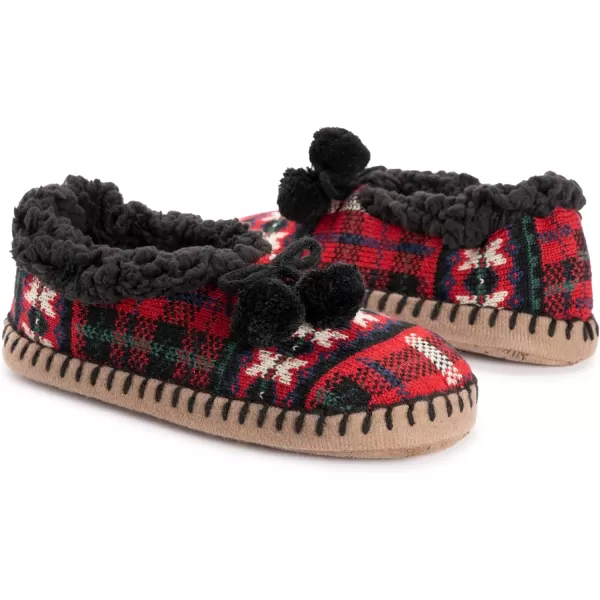 MUK LUKS Womens Ballerina SlippersLicorice