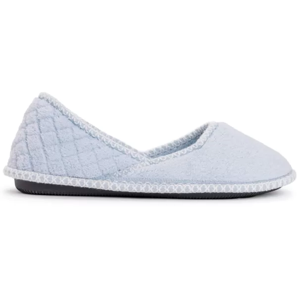 MUK LUKS Womens Beverly Micro Chenille SlipperFreesia Blue