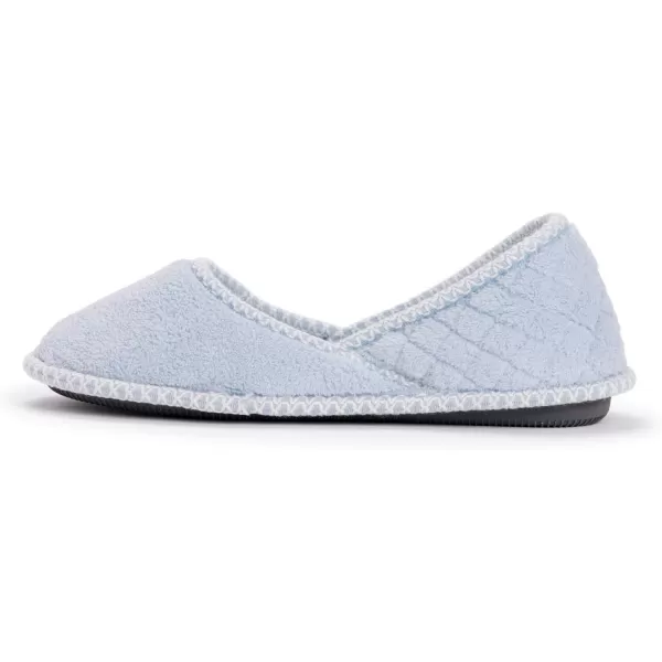 MUK LUKS Womens Beverly Micro Chenille SlipperFreesia Blue