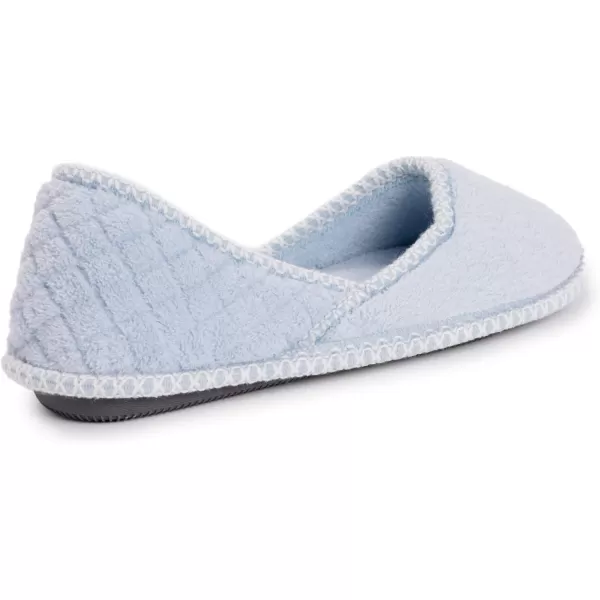 MUK LUKS Womens Beverly Micro Chenille SlipperFreesia Blue