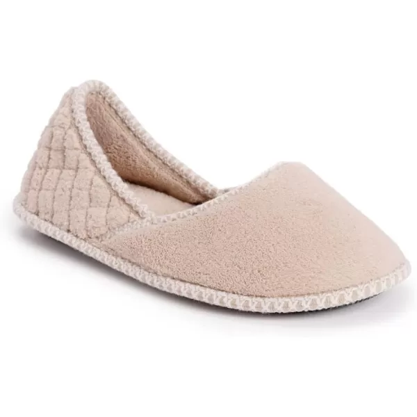 MUK LUKS Womens Beverly Micro Chenille SlipperHoney Wheat