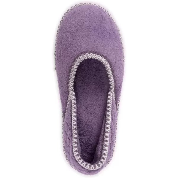 MUK LUKS Womens Beverly Micro Chenille SlipperLilacIvy