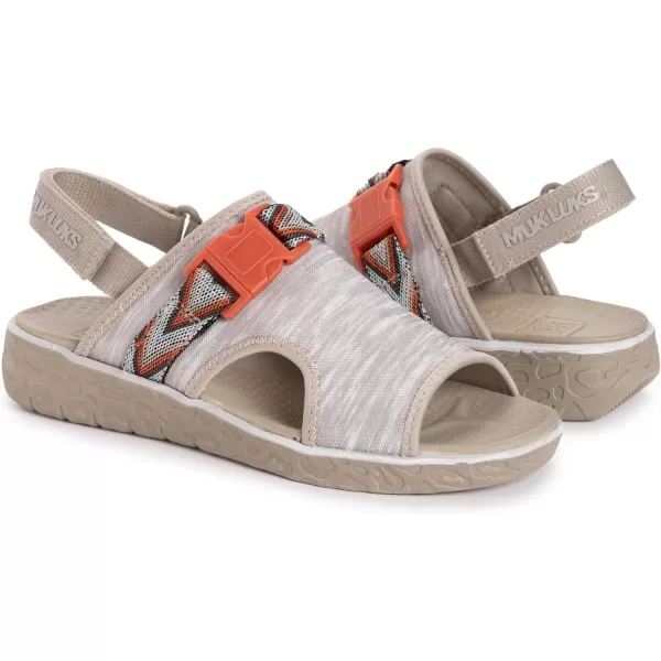 MUK LUKS Womens Boardwalk Parade SandalClay