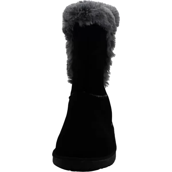 MUK LUKS Womens Carey Boots FashionBlack Grey