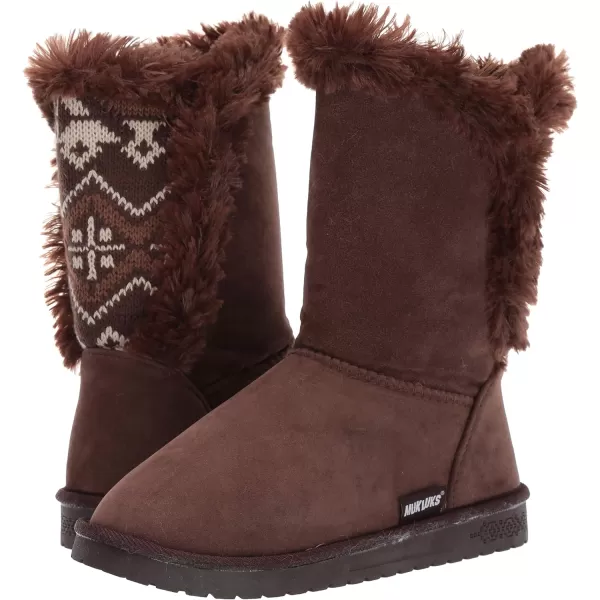 MUK LUKS Womens Carey Boots FashionBrown