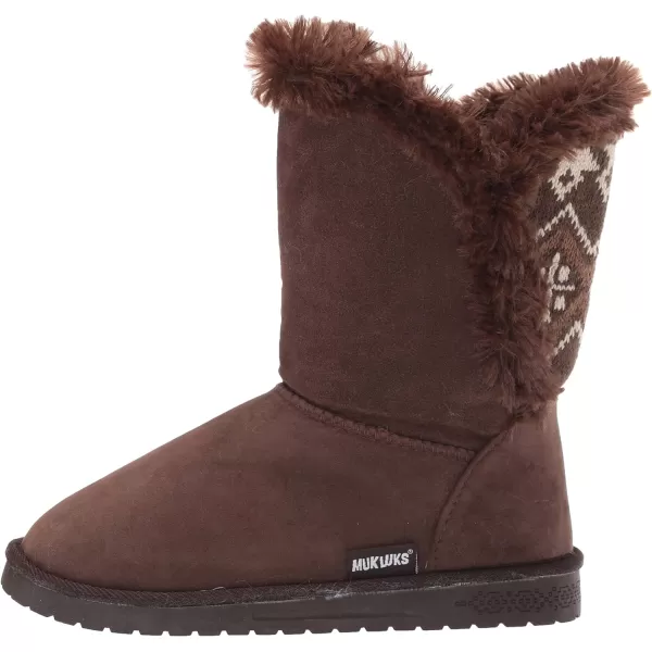 MUK LUKS Womens Carey Boots FashionBrown