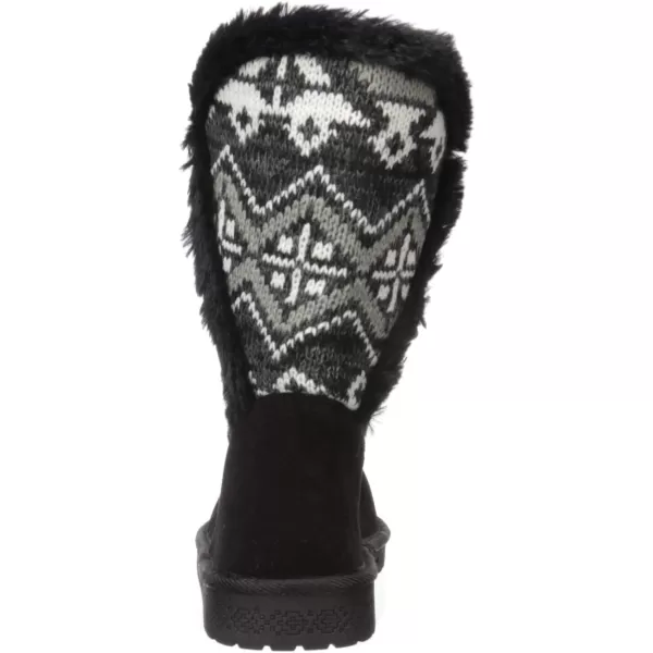 MUK LUKS Womens Carey Boots FashionEbony