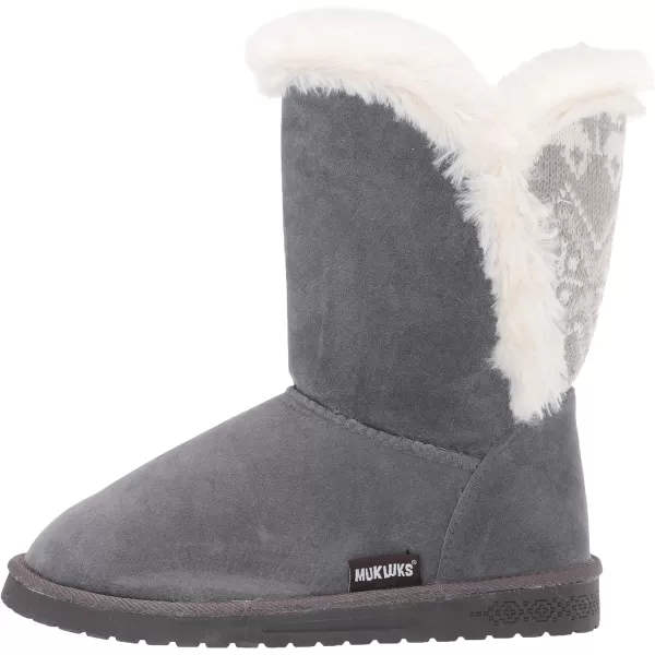 MUK LUKS Womens Carey Boots FashionGrey