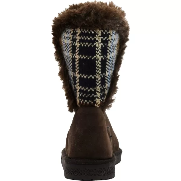 MUK LUKS Womens Carey Boots FashionMoccasin Plaid