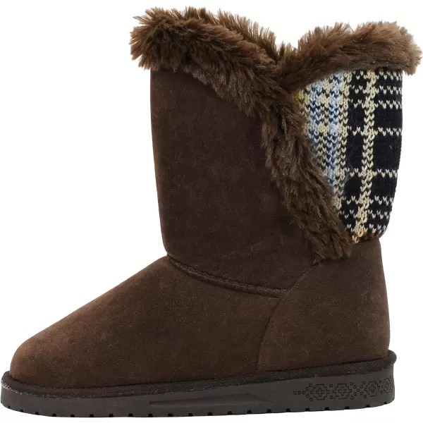 MUK LUKS Womens Carey Boots FashionMoccasin Plaid