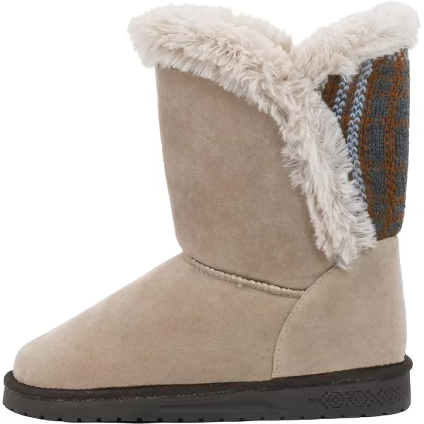 MUK LUKS Womens Carey Boots FashionStone Plaid