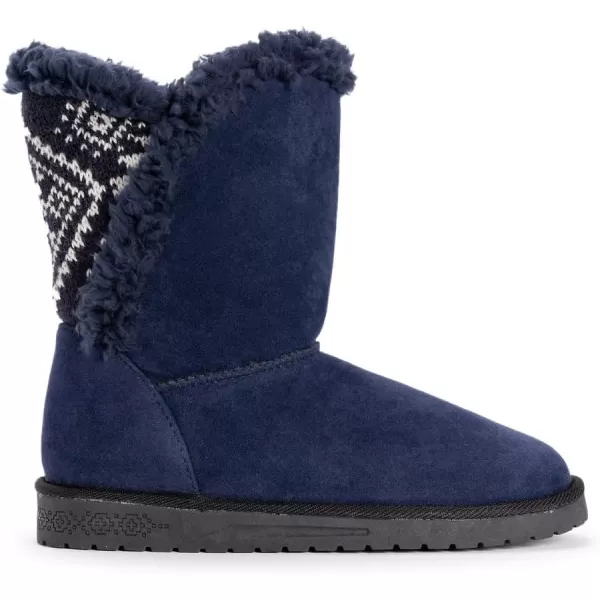 MUK LUKS Womens Carey BootsDark Sapphire