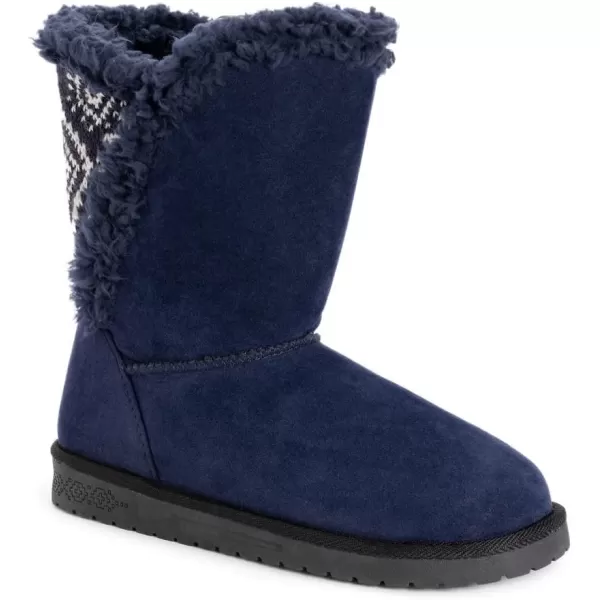 MUK LUKS Womens Carey BootsDark Sapphire