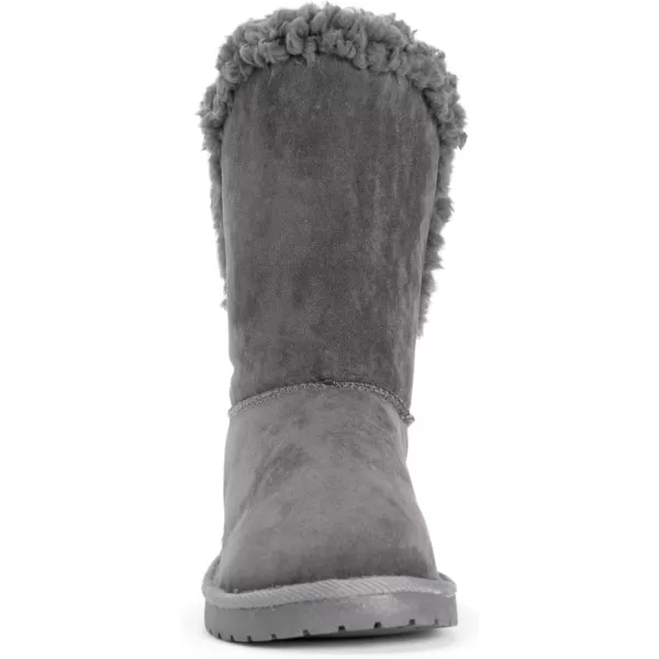 MUK LUKS Womens Carey BootsGreyCharcoal