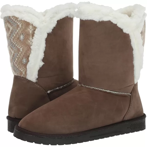 MUK LUKS Womens Carey BootsMocha Mousse