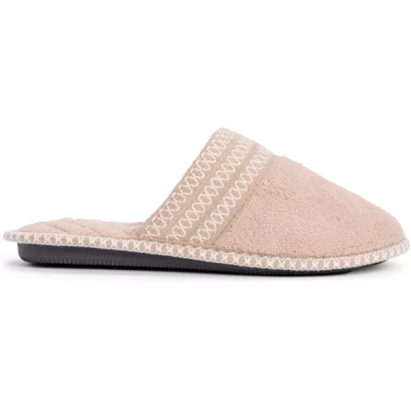 MUK LUKS Womens Cathy Micro Chenille SlipperHoney Wheat